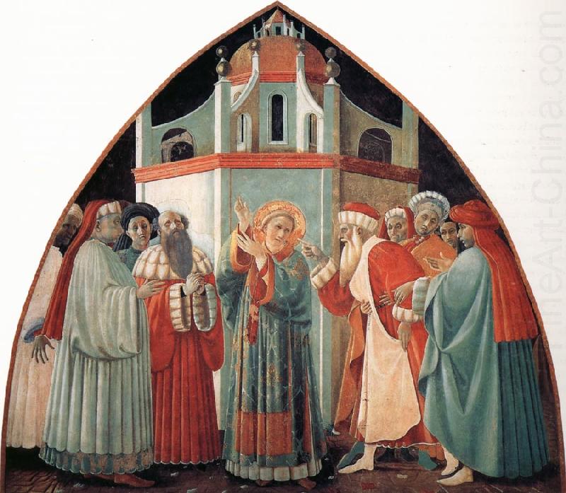 Fra Filippo Lippi The Prato Master,St Stephen Preaching to the Pharisees china oil painting image